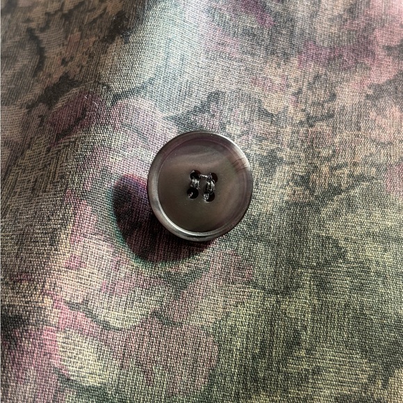 Vintage London Fog floral trench rain coat - Picture 17 of 17